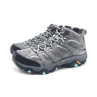 MERRELL MOAB 3 MID GORE-TEX防水登山中筒鞋 女鞋-灰藍綠