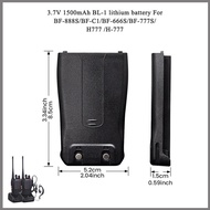 Baofeng 888S Battery 3.7V 1500mAh BL-1 Battery For BF-666S BF-777S BF-C1 RT21 BF-888s Walkie Talkie 