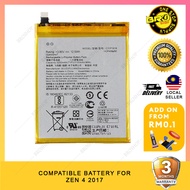Compatible Battery For Asu Zenfone 4 2017 ZE554KL Z01KD Bateri Batteri Batery ( C11P1618 )( 3250mAh 