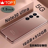 New Phone Sansumg Galaxy Note30 Ultra Smartphone 7.5 Inch  Full Screen Handphone Official Original a