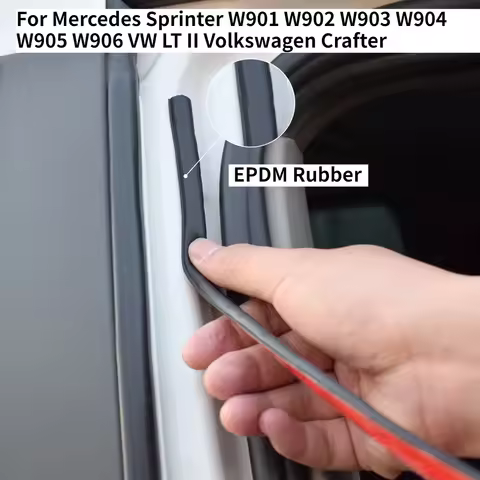 10M Car Door Seal Strip EPDM Rubber Soundproof For Mercedes Sprinter W901 W902 W903 W904 W905 W906 V