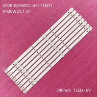 ASANZO TV LED set 43AT500/ 43AS560/ 43AS510/ 43AS550 (8 bars 6V N1) 4708-K43WDC-A3113N11 TV