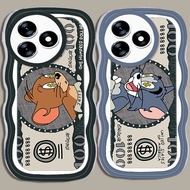 A-56 New Cat Mouse TPU Casing for Realme Narzo N63 C63 Note 50 C61 C53 C51 N61 50i Pro Transparent C