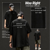 COD 24 Hours Delivery Woo Right t Shirt Men's t-Shirt BANGKOK ACITY SHAPED BY TIME EST. 1994
