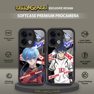 Premium Compatible Case For OPPO RENO 13 5G Motif [ BLK1 ] Glossy Anti-Fungus Softcase Casing