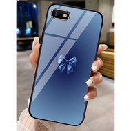 HP GK358 (OPPO A1K/C2) OPPO A1K Glass Softcase - OPPO A1K Case - Casing OPPO A1Khp - Latest REALME C