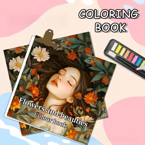 Coloring Book Coloring Based on The Coloring Book Adult Painting Book Coloring Book Thickening and D