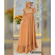 Qirania Dress / Gamis Lebaran 2023 Model Gamis Terbaru / Gamis Ceruty