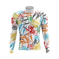 Cycling Jersey Suit Fleece Cycling Jersey Cycling Jersey Cycling Pants Long-Sleeved Cycling Jersey C