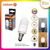 [ OSRAM ] 5W E14 / E27 LEDVALUE STICK BULB DAYLIGHT / WARM WHITE LED ENEGRY SAVING