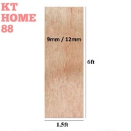 [1 1/2ft x 6ft] Papan Plywood / Solid Plywood 9mm 12mm