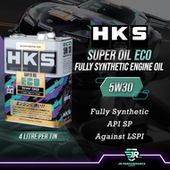 HKS Engine Oil Fully Synthetic Lubricant 5W30 Minyak Hitam HKS Super Oil ECO