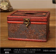 全城熱賣 - 復古木質商用抽紙盒子餐巾紙盒（葡萄-短款）#H890002077