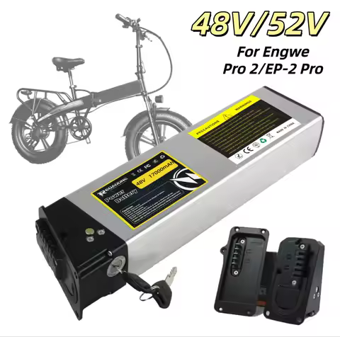 48V/52V 17.5Ah 14Ah Replacement Battery - DCH-009 for 2026 New Engwe EP-2 Pro Engine Pro Upgraded & 
