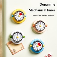 Dopamine Magnetic Mechanical Timer Magnetic Absorption Timer Reminder Self-Discipline Handy Tool Vis