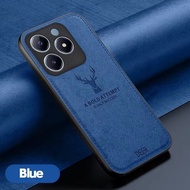 Case REALME C63 Softcase Deer Back Cover jeans material Deer Motif