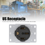 Industrial Receptacle 4 Hole 50A US Standard 125V 250V Power Outlet for Generator