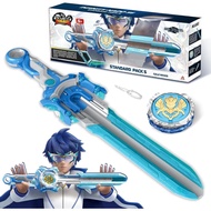INFINITY NADO Battling Toys, Spinning Top and Sword Launcher Battle Set Toys for Kids, Battle Brust 