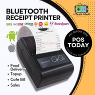 POSDECK Receipt Printer Bluetooth Resit Mesin Topup Phone SRS Wireless Portable Cashier Machine Thermal POS System