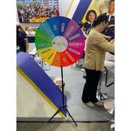 Detachable and Assembleable Lottery Spinner Wheel, 61cmLucky Big Spin Wheel Game Prop | Roda Impian