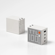 Củ Sạc Nhanh Sharge Pixel 100W - Màn Hình LED Ma Trận - 4 Cổng Sạc - GaN 5 - Nhỏ Gọn.