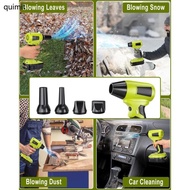 QUIM Leaf Blower Cordless Handheld Leaf Blower Electric Leaf Blower 130000RPM 210W
