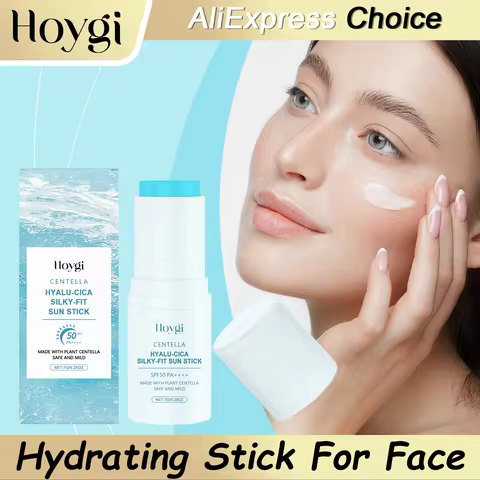 HOYGI Centella Asiatica Moisturizing Stick Hyaluronic Acid Face Cream Hydrating Soothing Balm Sun Se