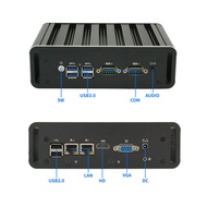 Mini Host Mini Computer Host Corey i5 i7 Industrial Control Machine Fanless Dual Net Dual Serial Por