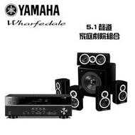 YAMAHA 山葉 RX-V385擴大機+Wharfedale DX-1 HCP 鋼烤劇院組【公司貨保固+免運】