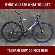 Tsunami snm100 full complete bicycle bike tsunami aluminum alloy dead flying track bike, high config