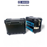 Motorcycle side box capacity 16L 26L 28L 38L. Aluminum motorbike box