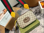 GUCCI 虎頭相機包 男生日常休閒百搭斜挎包 香港專櫃同款