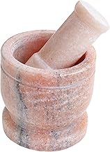 Urban baniya Marble Handmade for Medicine Herb Crusher/Imam Dasta/Mortar and Pestle Set/Ohkli Musal/Kharal/Idi Kallu/Khal Musal/Khalbatta/Spice Grinder