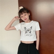 Sisters' Trendy Harajuku Style Short Sleeve T-Shirt for Women - Summer 2025
