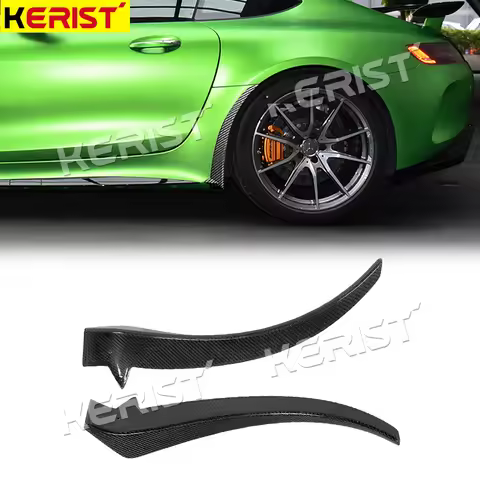 Carbon Fiber Side Gurney Flap Lip Skirts Spoiler Wing for Mercedes-Benz amg gtr 2016-2022