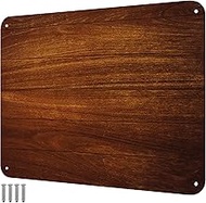 9 inches x 6.5 inches Stainless Steel Plate for Magnets, 3M Adhesive Back, Mounting Screws, Ideal fo
