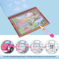 Yitre Painting Book Drawing Water Coloring Interesting Portable Reusable Toy for Home Kids (Dinosaur