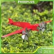 3D Plane Weather Vane Creative Chic Wind Rotator Ornaments for Family Courtyards