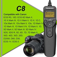 Replac Canon TC-80N3 Camera Timer Remote Shutter Release Intervalometer Compatible For Canon 3-Pin C