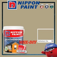 NIPPON PAINT Weatherbond 1L Exterior Paint / Cat Luar / Cat Rumah / Cat Getah  / Outdoor Paint / 7 y