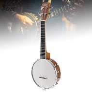 SLADE 4 String Banjo Concert 24 Inch 4 Strings Guitar Beginners Musical Instrument Rosewood Fingerbo