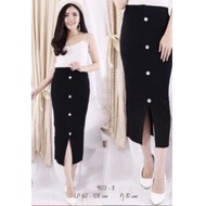 rok span rajut panjang / rok rajut import / rok rajut panjang terlaris Rok rajut model kancing belah