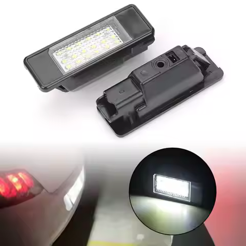 6340 G9 A5 F0 LED License Number Plate Light For Citroën Berlingo C2 C3 C4 C5 C6 C8 DS3 / Peugeot 10