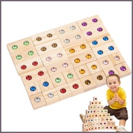 Rainbow Stacking Block Rainbow Stacking Cube Toy Set Acrylic Stacking Rainbow Tower Game Montessori 