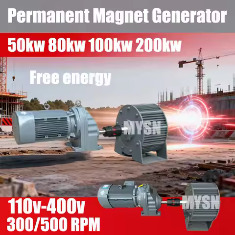 400V 220V 100KW Home Portable Generator 80KW Permanent Magnet Generator For Wind Turbin Irrigation M