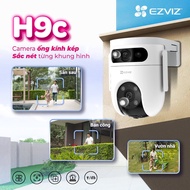 EZVIZ H9c 3K 10MP  2K 6MP Camera 2 Mắt WiFi Ngoài Trời Xoay 360 ống kính kép có màu ban đêm