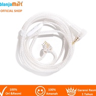 . Jcally PJ02 PJ2 Silver 5N High Purity OFC Cable Upgrade Cable KZ ZSN Pro X ZS10 Pro ZSX ZAX DQ6 ED