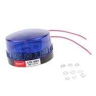 [whfashionkk] Blue Industrial Warning Strobe Beacon Light Alarm Lamp AC220V Water-Proof