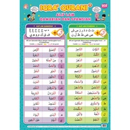 Poster Iqra' Qurani 7: Alif Lam Qamariah & Syamsiah Ana Muslim - Alat Bantuan Mengajar Belajar Islam