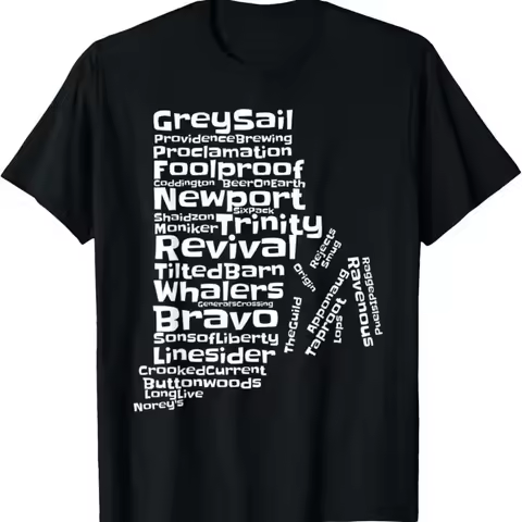 Drink Local Rhode Island Breweries T Shirt
